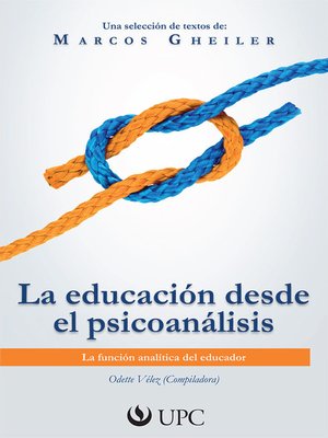 cover image of La educación desde el psicoanalisis